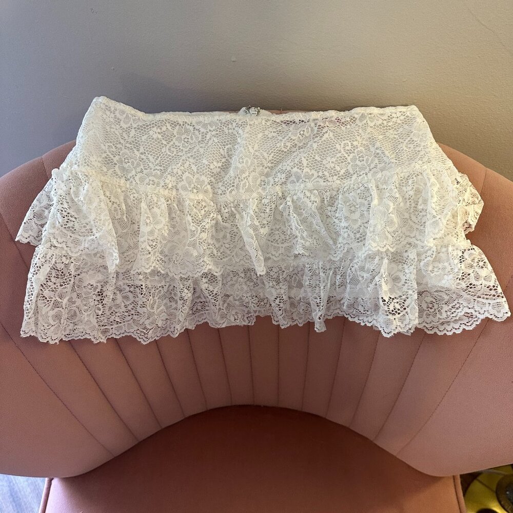Mini Lace Skirt